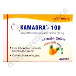 Kamagra Polo 100mg Chewable Tablets Pineapple With Mint