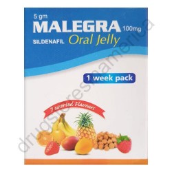 Malegra 100 mg oral jelly 1 week pack