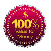 100% Value for Money